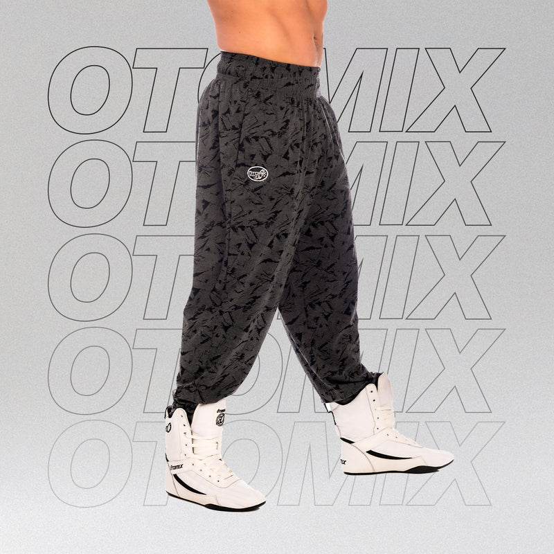 Otomix Men's Jungle Fever Baggy Workout Pants XL Black/White